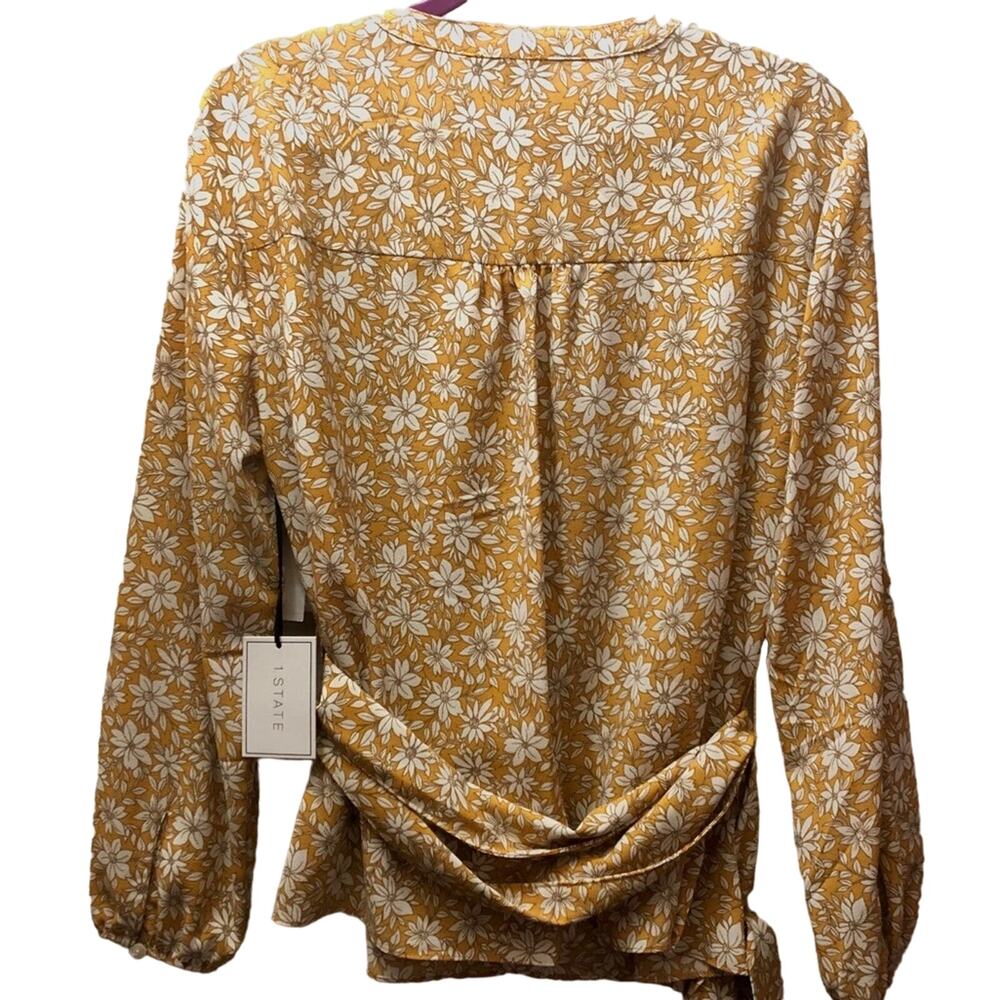 1. State Floral Heritage Bloom True Wrap Blouse size S NWT - Picture 2 of 6